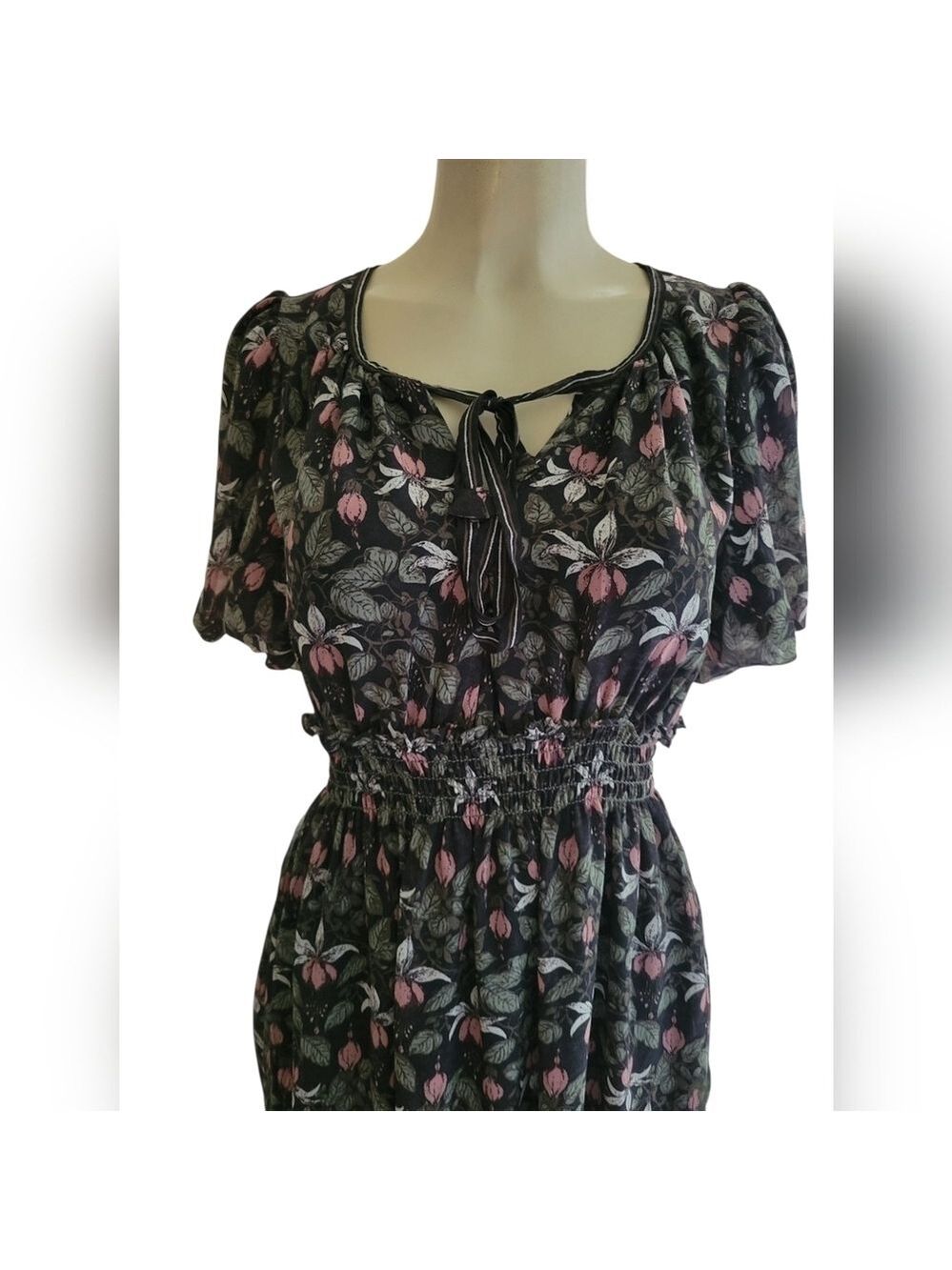 Max Stuido Maxi Floral Dress XS Boho Formal Fairy Girly Formal - Picture 5 of 6